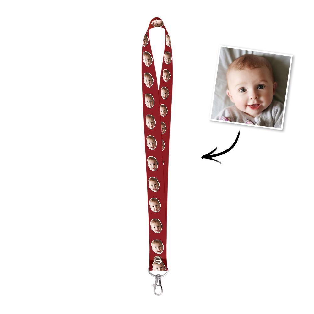 Custom Face Lanyard Breakaway lanyard Personalized Photo Double Sided Printing Neck Lanyard - soufeelus