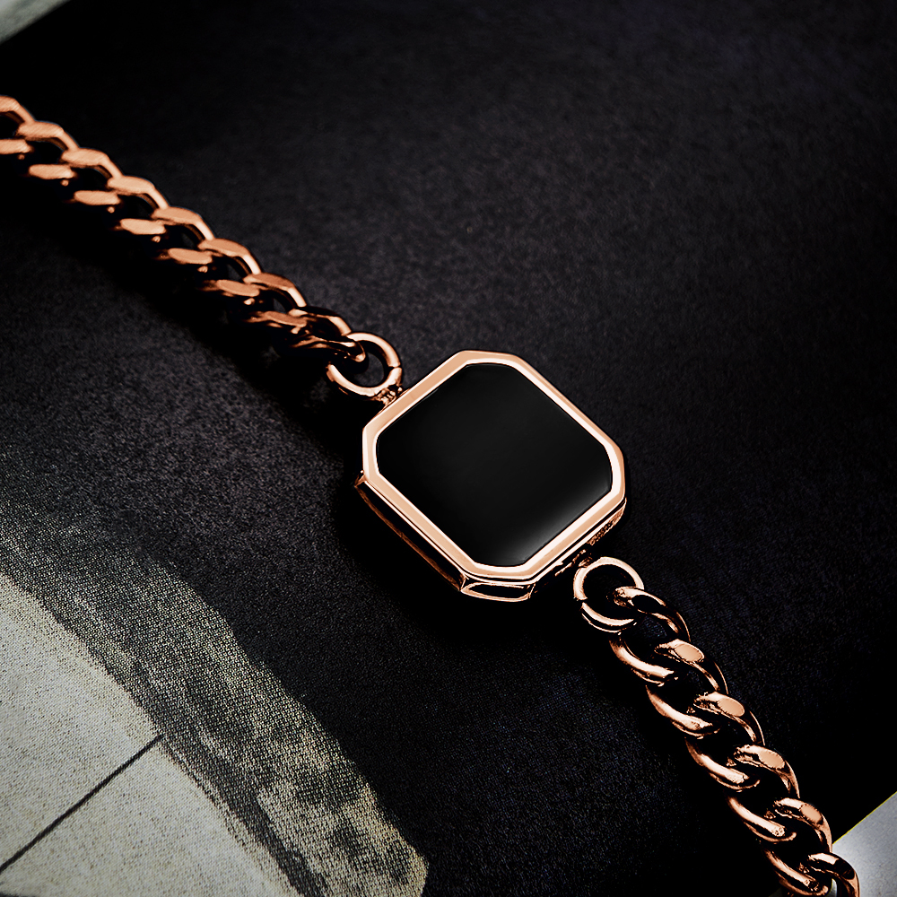 Personalized Magic Photo Men's Bracelet Which Changes Color With Temperature Best Gift For Him