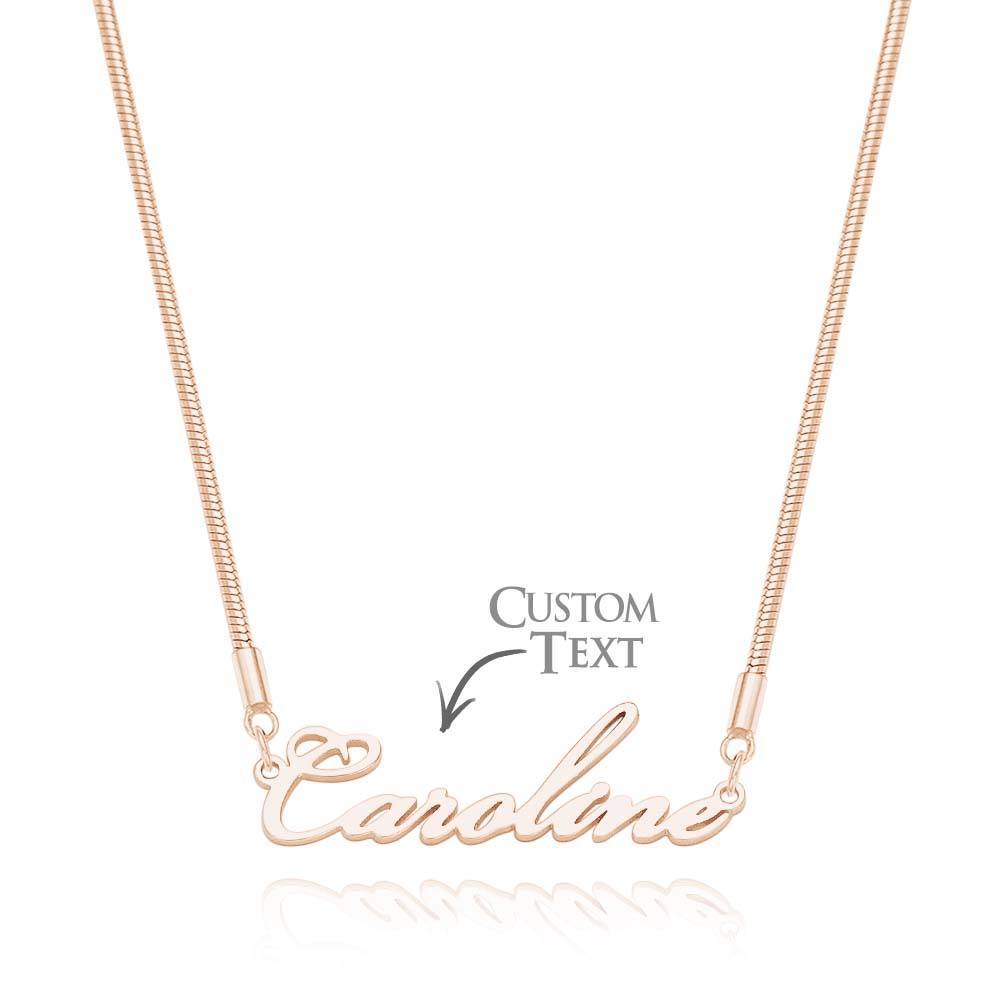 Custom Name Necklace Various Options Necklace Custom Initial Necklace Letter Name Necklace Gift for Her - soufeelus