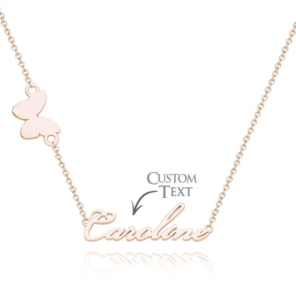 Custom Name Necklace Various Options Necklace Custom Initial Necklace Letter Name Necklace Gift for Her - soufeelus