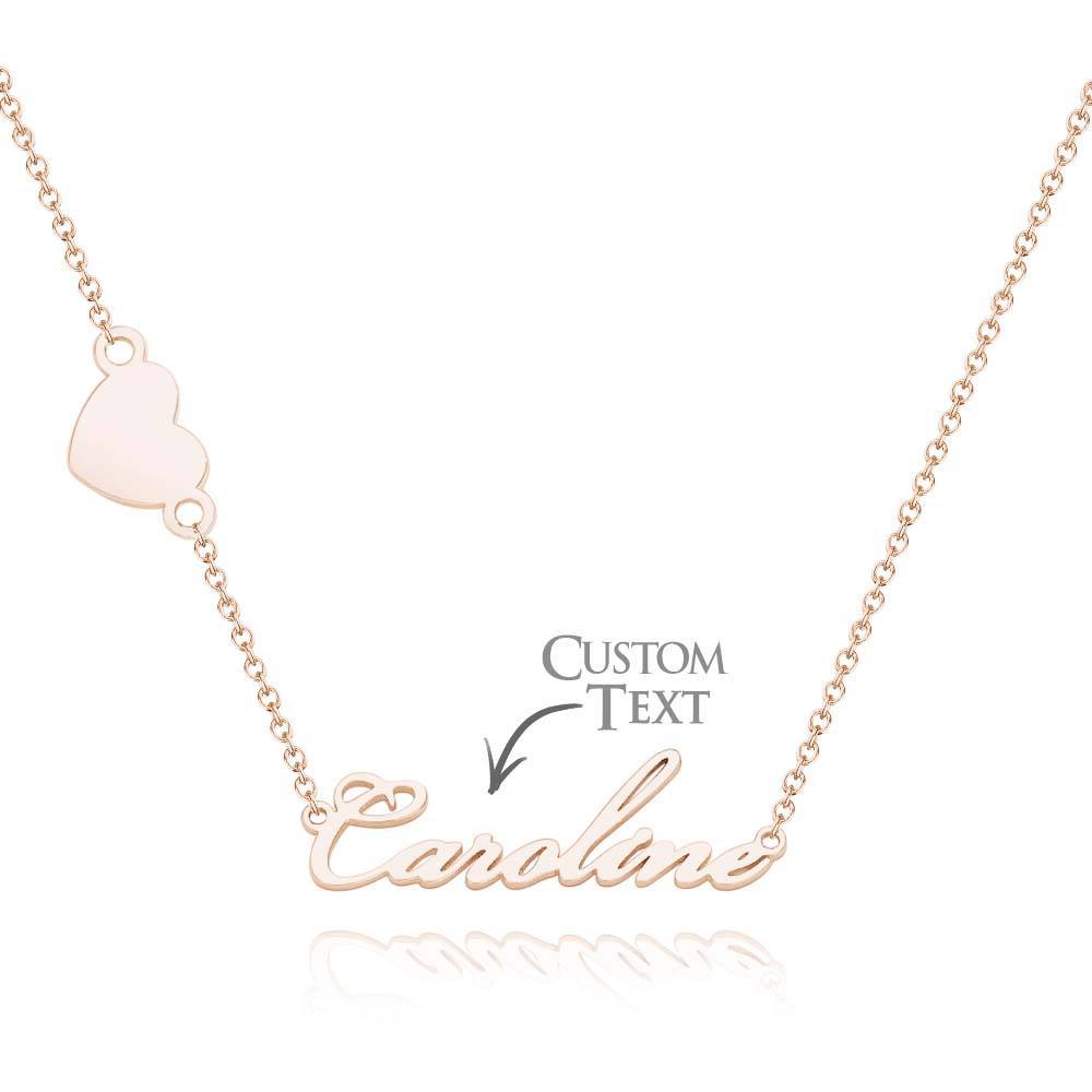 Custom Name Necklace Various Options Necklace Custom Initial Necklace Letter Name Necklace Gift for Her - soufeelus