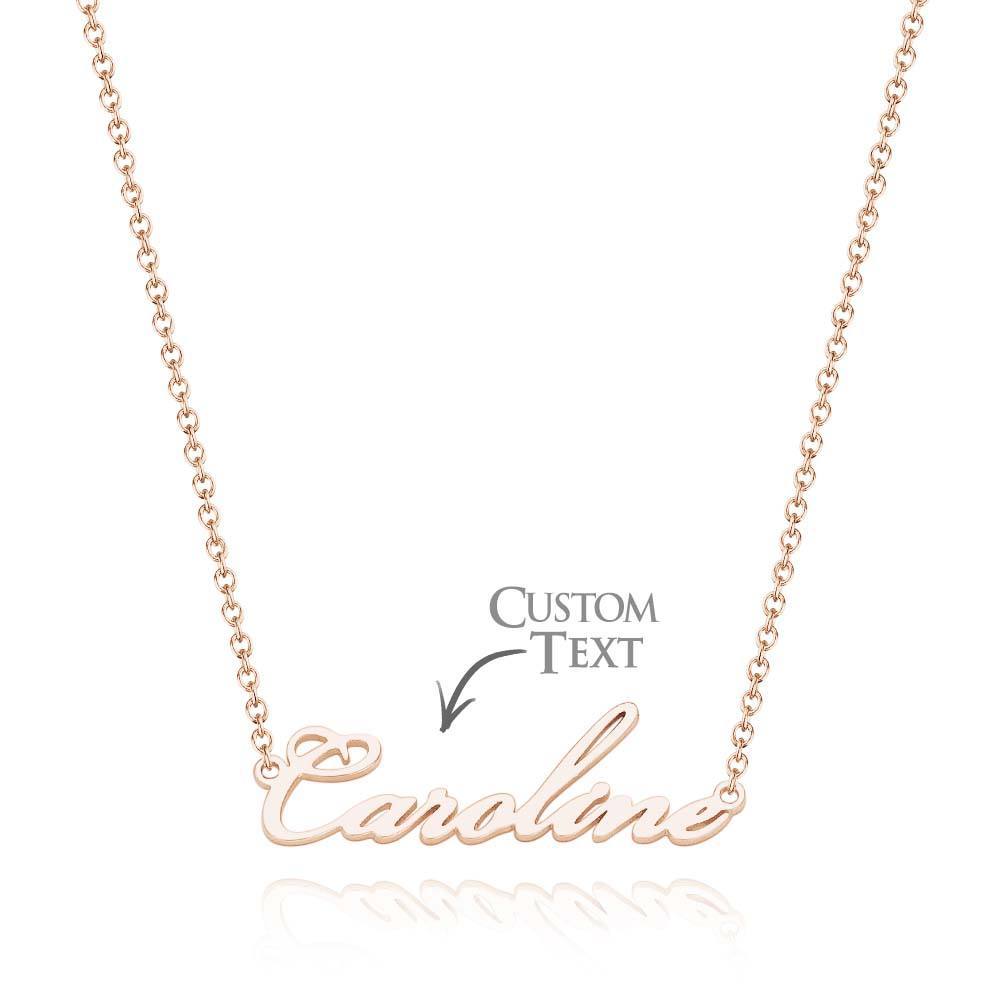 Custom Name Necklace Various Options Necklace Custom Initial Necklace Letter Name Necklace Gift for Her - soufeelus