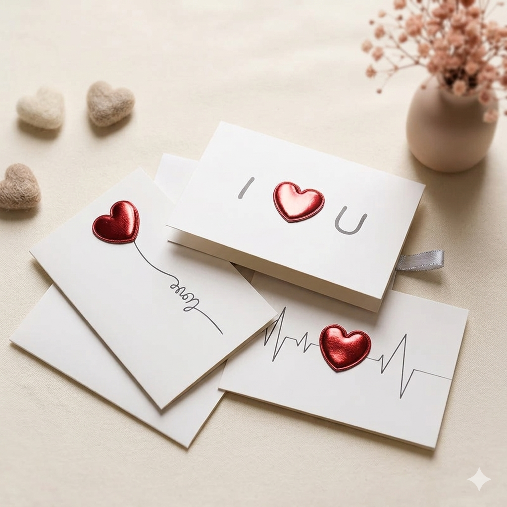 3-Pack Heartbeat Greeting Cards +$2.99