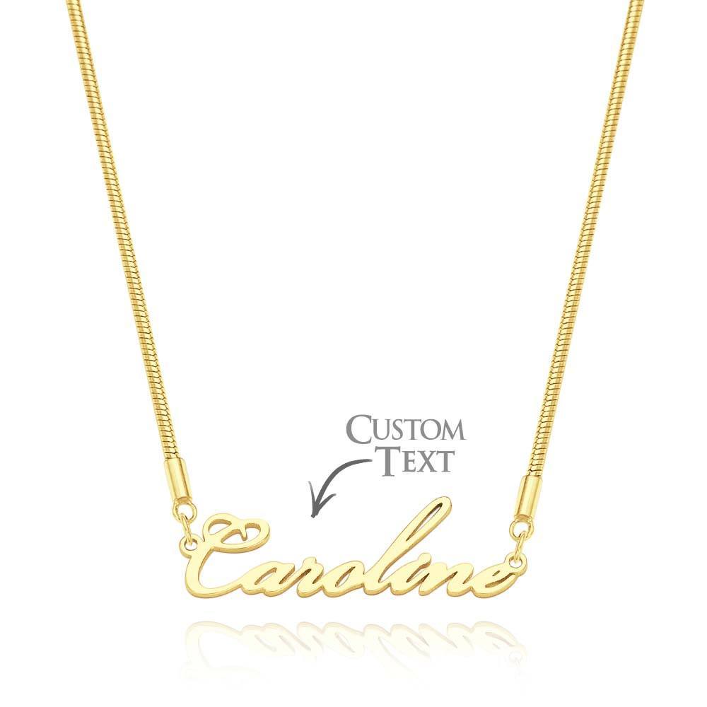 Custom Name Necklace Various Options Necklace Custom Initial Necklace Letter Name Necklace Gift for Her - soufeelus