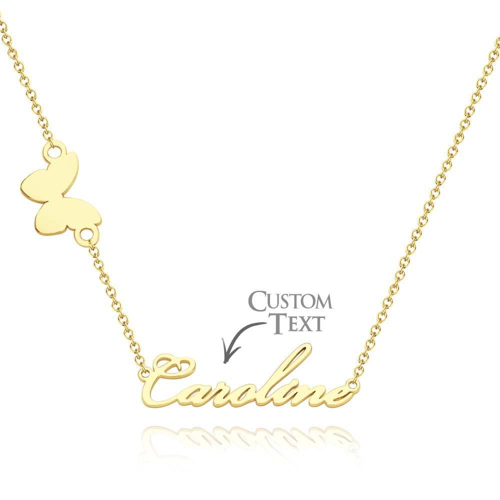 Custom Name Necklace Various Options Necklace Custom Initial Necklace Letter Name Necklace Gift for Her - soufeelus