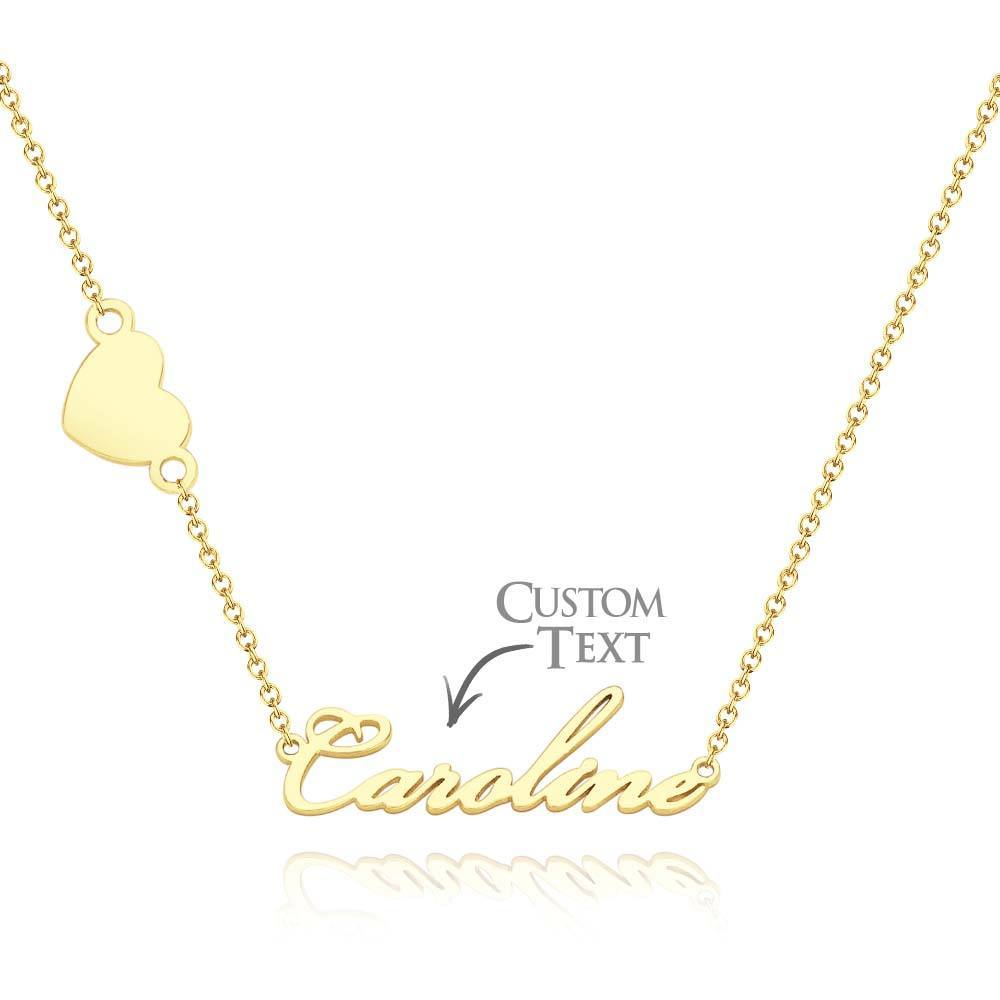 Custom Name Necklace Various Options Necklace Custom Initial Necklace Letter Name Necklace Gift for Her - soufeelus