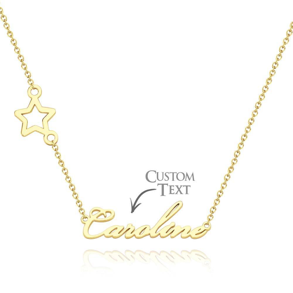 Custom Name Necklace Various Options Necklace Custom Initial Necklace Letter Name Necklace Gift for Her - soufeelus