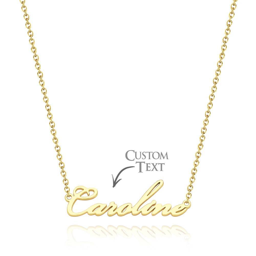 Custom Name Necklace Various Options Necklace Custom Initial Necklace Letter Name Necklace Gift for Her - soufeelus