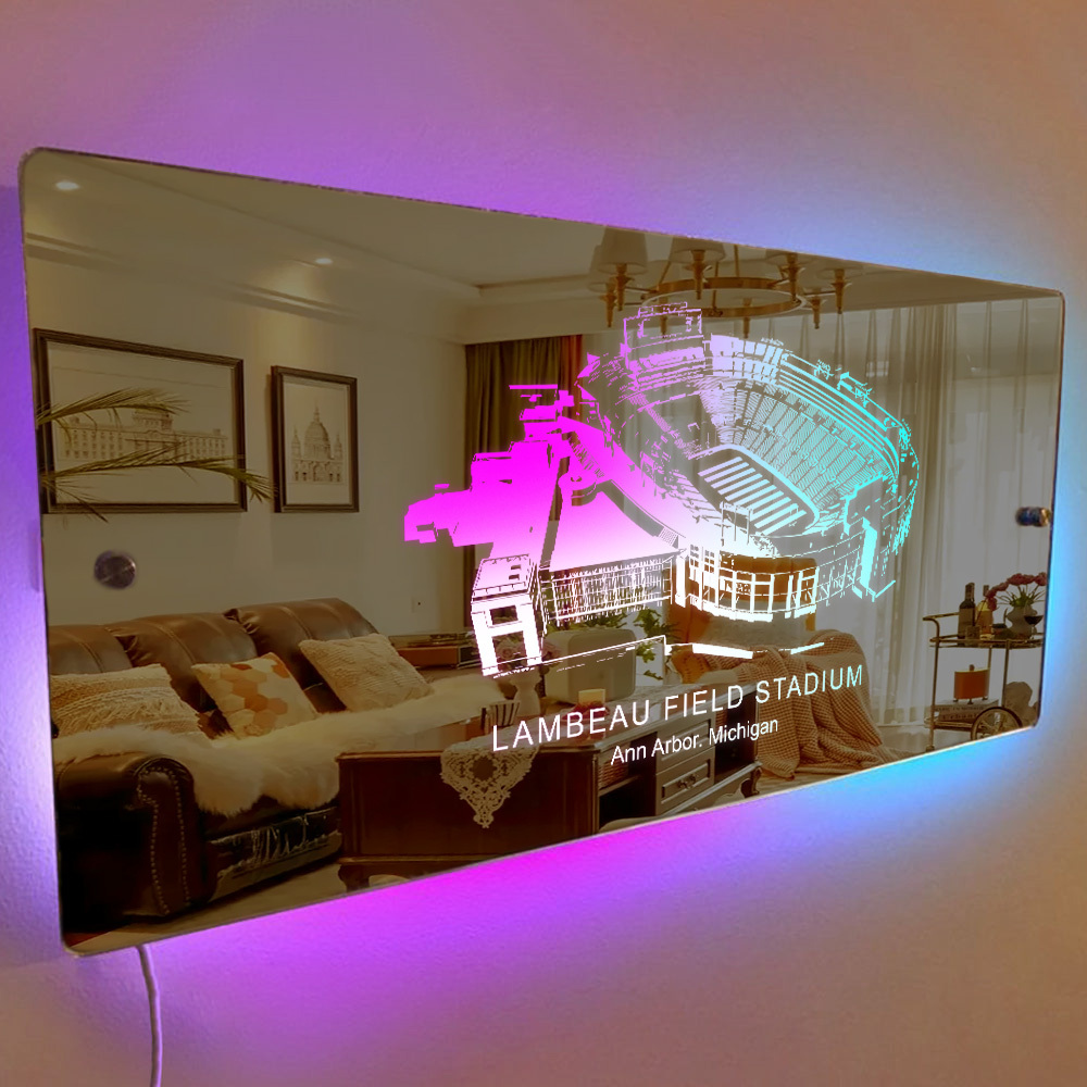 Football Stadium Mirror Light �C Gifts for Sports Lovers - Giftlab