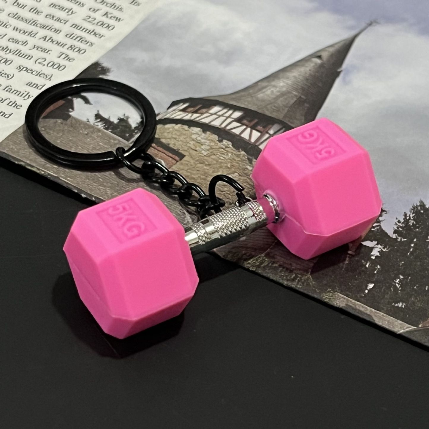 Weightlifting Dumbbells Keychain Accessories Equipment Mini Keychain