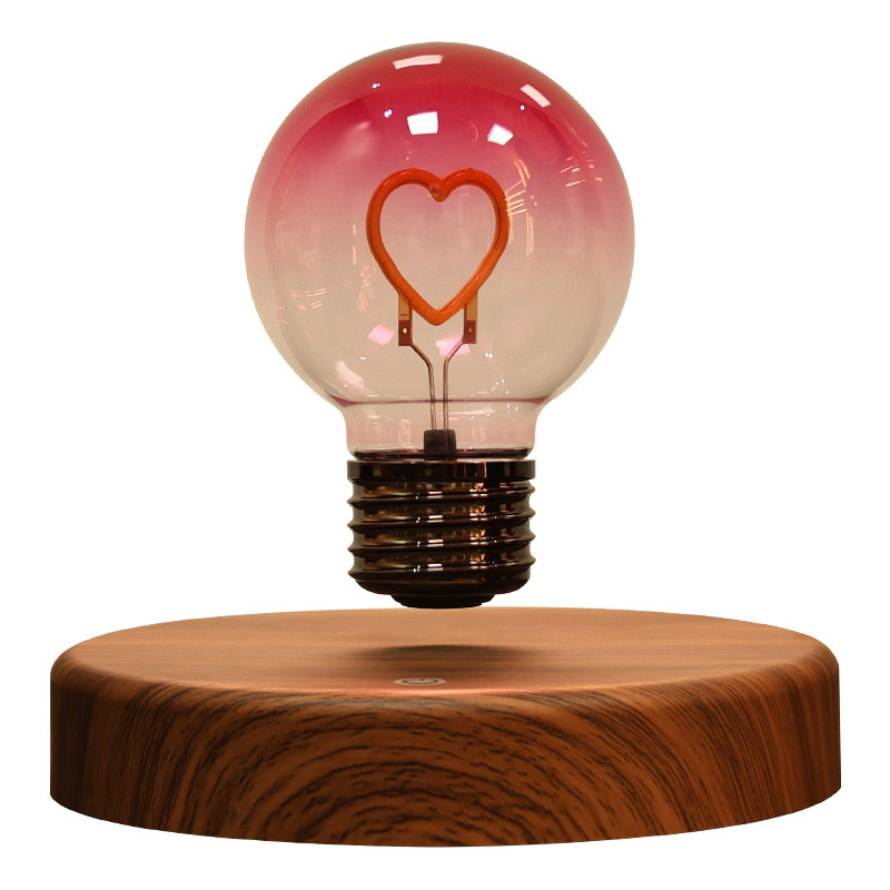 Levitating Lamp Magnetic Levitation Ambient Lighting Led Night Light Bulb Ornaments Home Office Table & Room Desk Decor Cool Tech Gifts