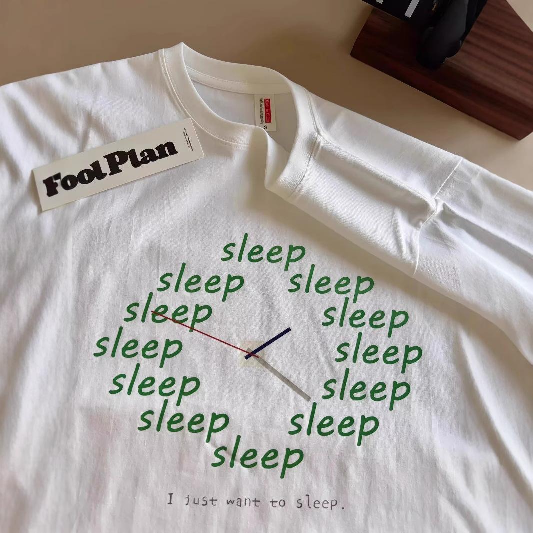 Sleep O'Clock All Day – Funny Graphic T-Shirt
