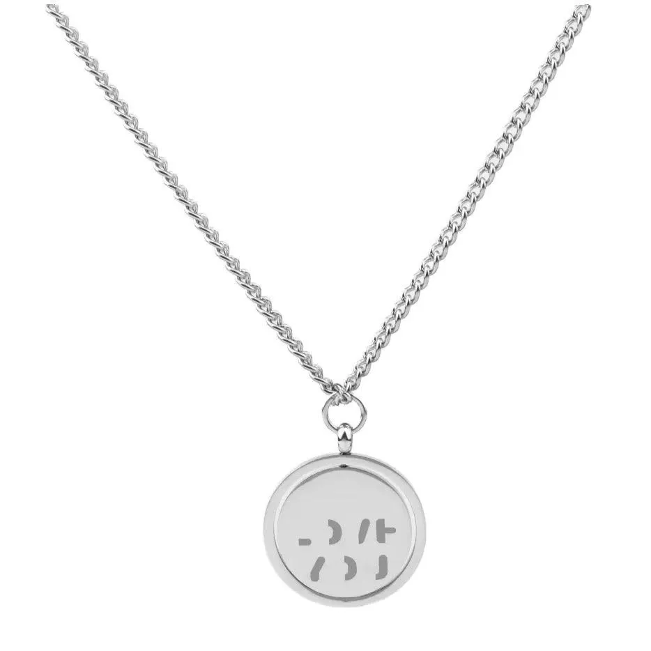 A Confession Ring Necklace That Reveals "LOVE" When Rotated