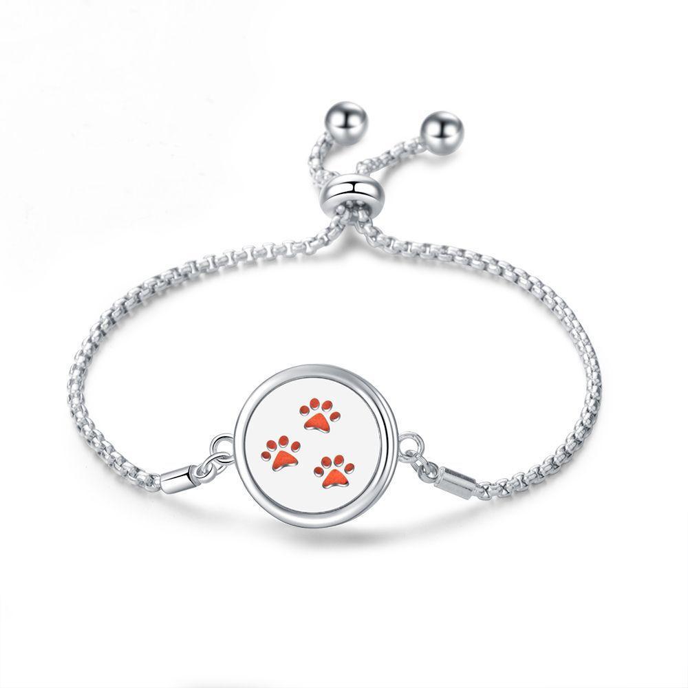 Stainless Steel Hollow Tree of Life Aromatherapy Bracelet Essential Oil Openable Adjustable Size Magnetic Bracelet Creative Couple Gifts