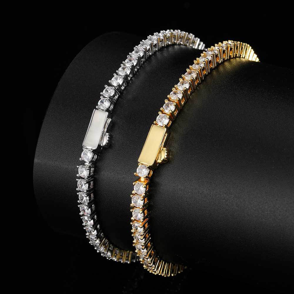 Classic Tennis Bracelet Hip Hop Style - soufeelus