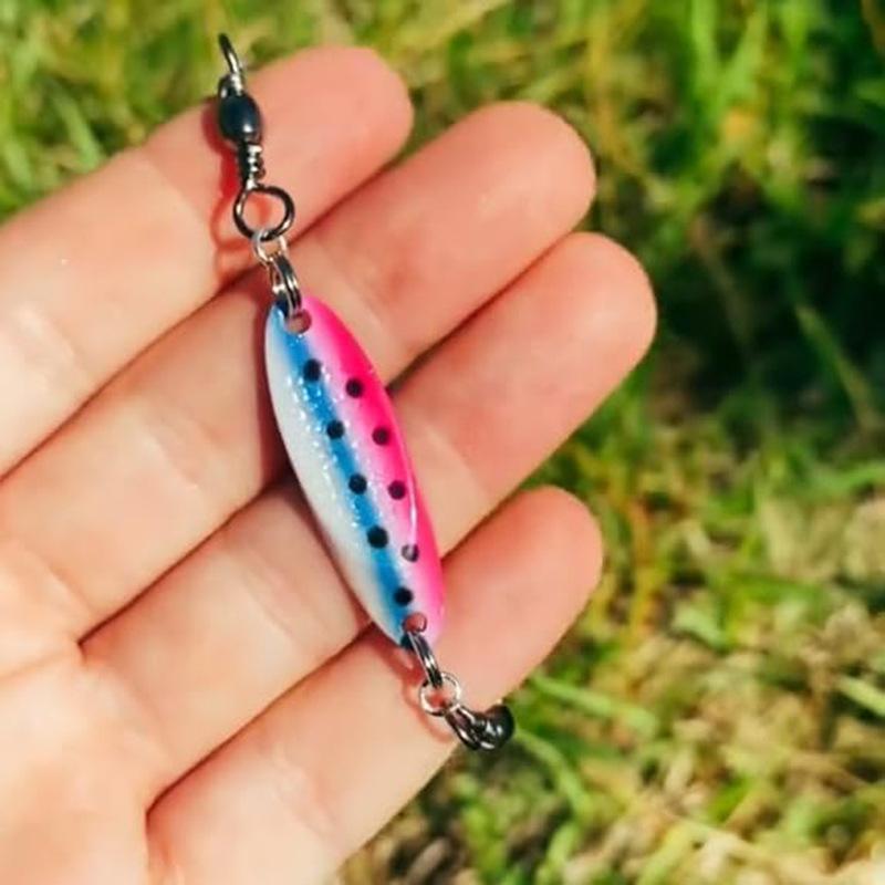 Fishing Lure Bracelet Handmade Fish Hook Swivel Bracelet Rustic Angler Jewelry Gift for Fishing Lovers