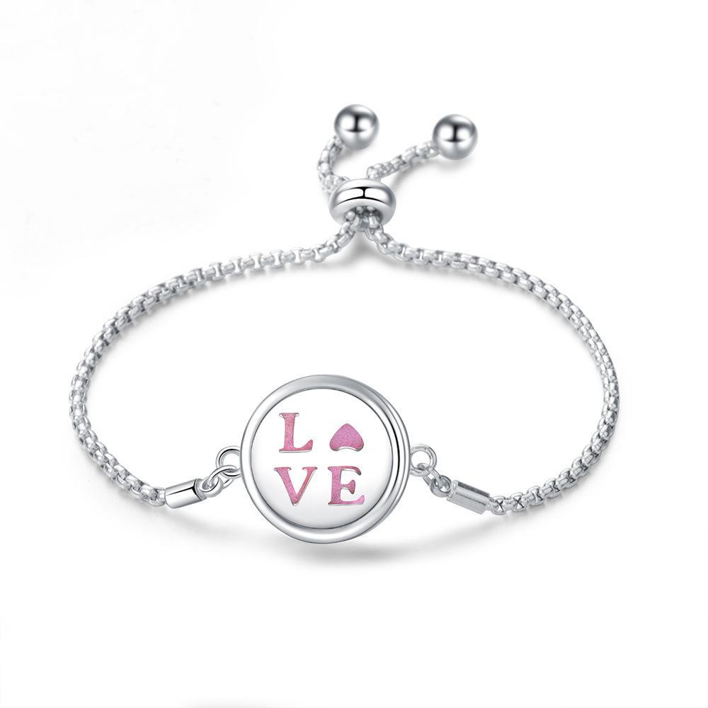 Stainless Steel Hollow Tree of Life Aromatherapy Bracelet Essential Oil Openable Adjustable Size Magnetic Bracelet Creative Couple Gifts