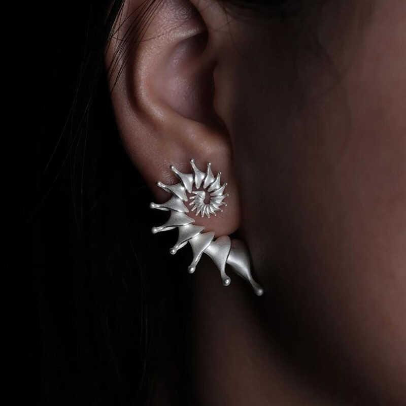 Seahorse Shell Stud Earrings 925 Sterling Silver Fashion Earrings Jewelry Gift for Girls for Women