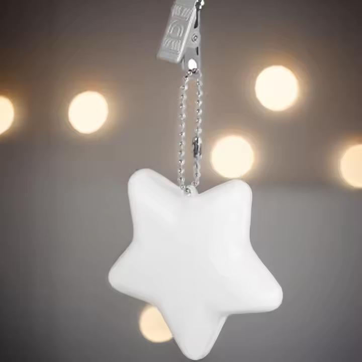Led Luminous Handbag Light Mini Heart-Shaped Five-Pointed Star Night Light Touch Sensor Light