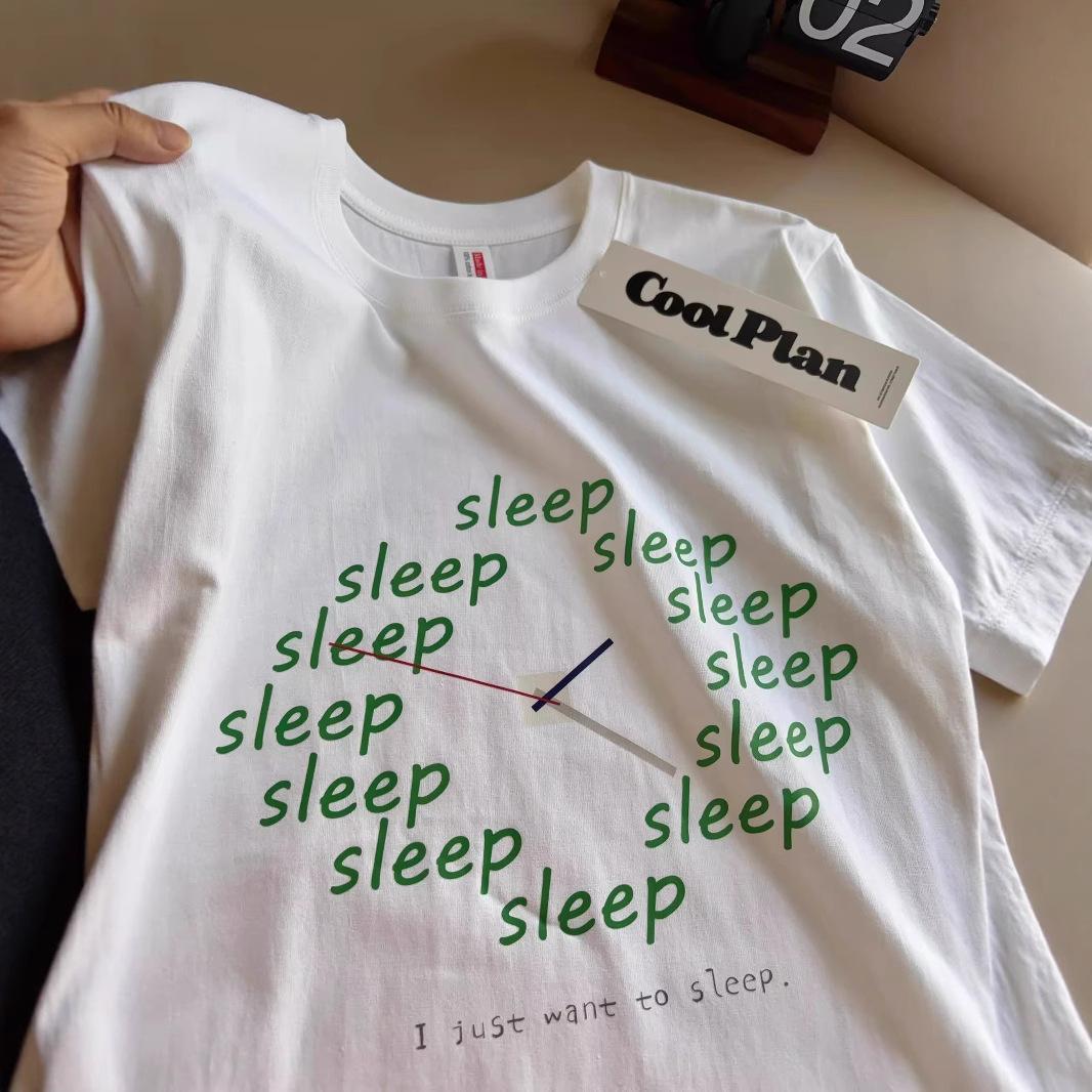 Sleep O'Clock All Day – Funny Graphic T-Shirt