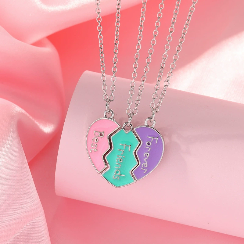 Best Friends Forever Magnetic Necklace for 3 Jewelry Gifts for Friends