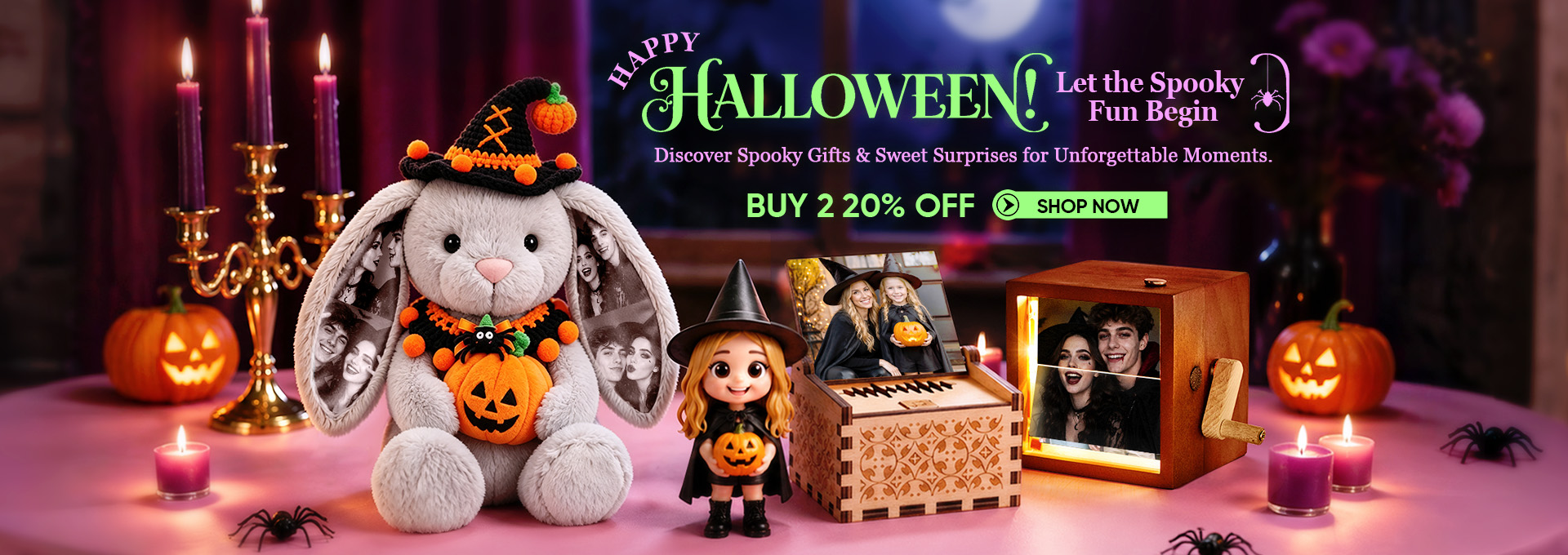 Celebrate Halloween with spooky gifts, personal...