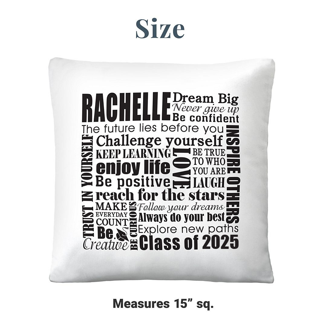 Dream Big Graduation Pillow
