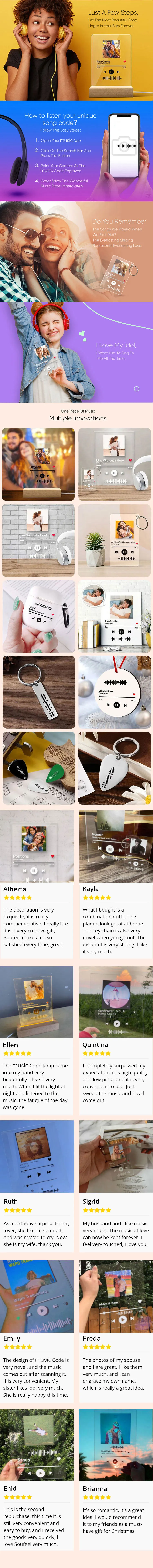 Custom Photo Scannable Spotify Code Music Plaque Valentine's Day Gifts Christmas Gift