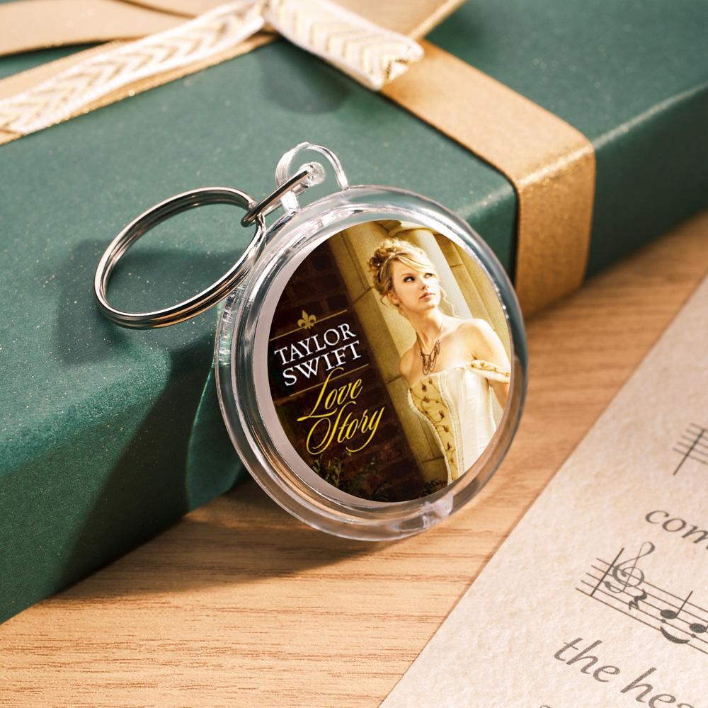 Custom NFC Music Keychain Creative DIY Photo Gifts - soufeelus