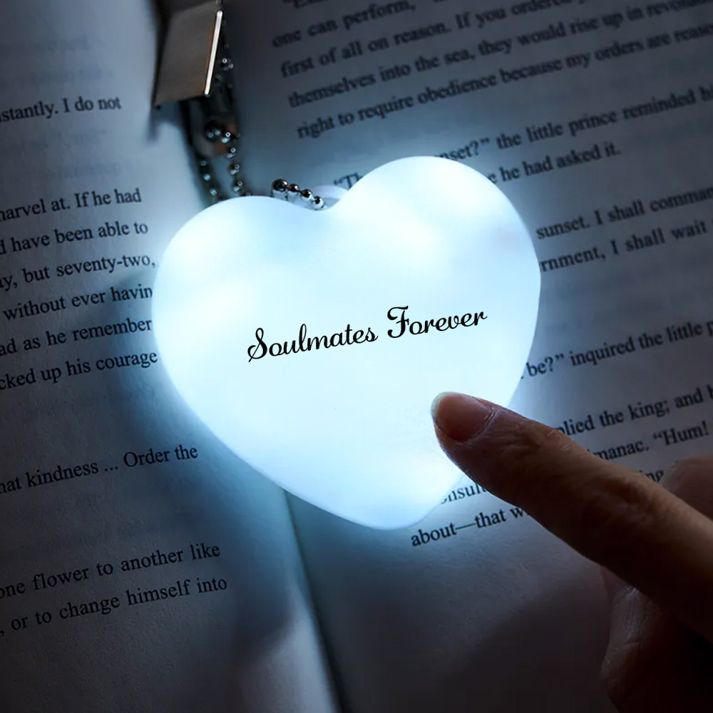 Personalized Purse Light Keychain Handbag Heart Shape Bag LED For Her
