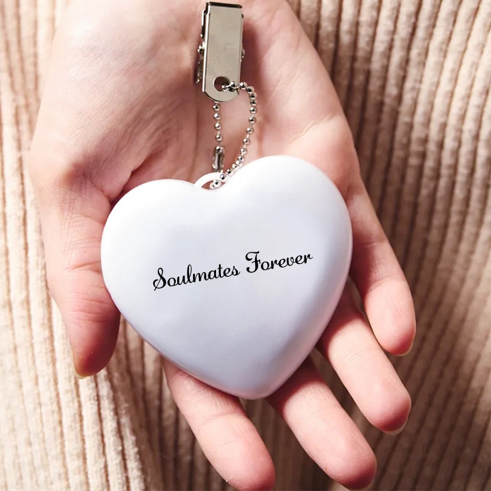Personalized Purse Light Keychain Handbag Heart Shape Bag LED For Her