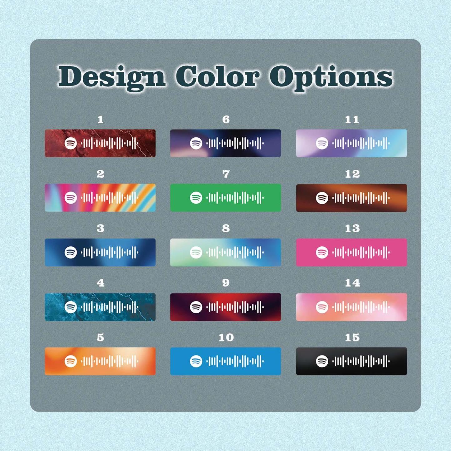 Custom Multicolor Spotify Keychain Scannable Keyring Personalized Acrylic Code Keychain Music Gift Couple Gift
