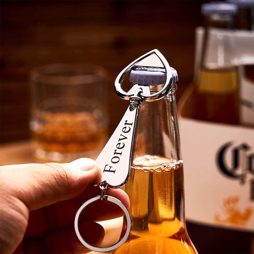 Personalized LOVE Heart Shaped Bottle Opener Key Tag Perfect Gift for any SOUFEEL Fan - soufeelus