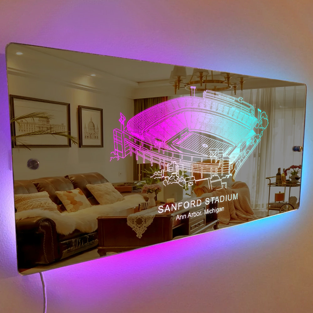 Football Stadium Mirror Light �C Gifts for Sports Lovers - Giftlab