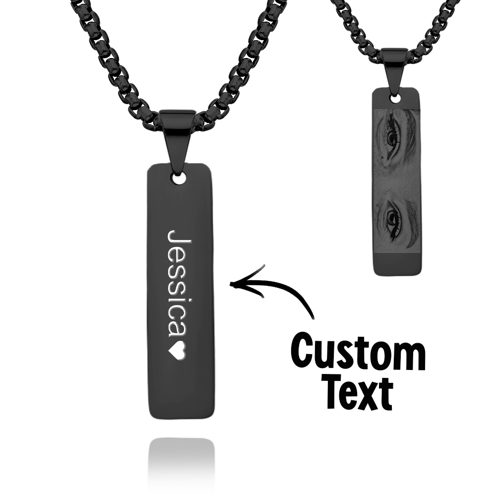 Custom Eyes Photo Necklace
