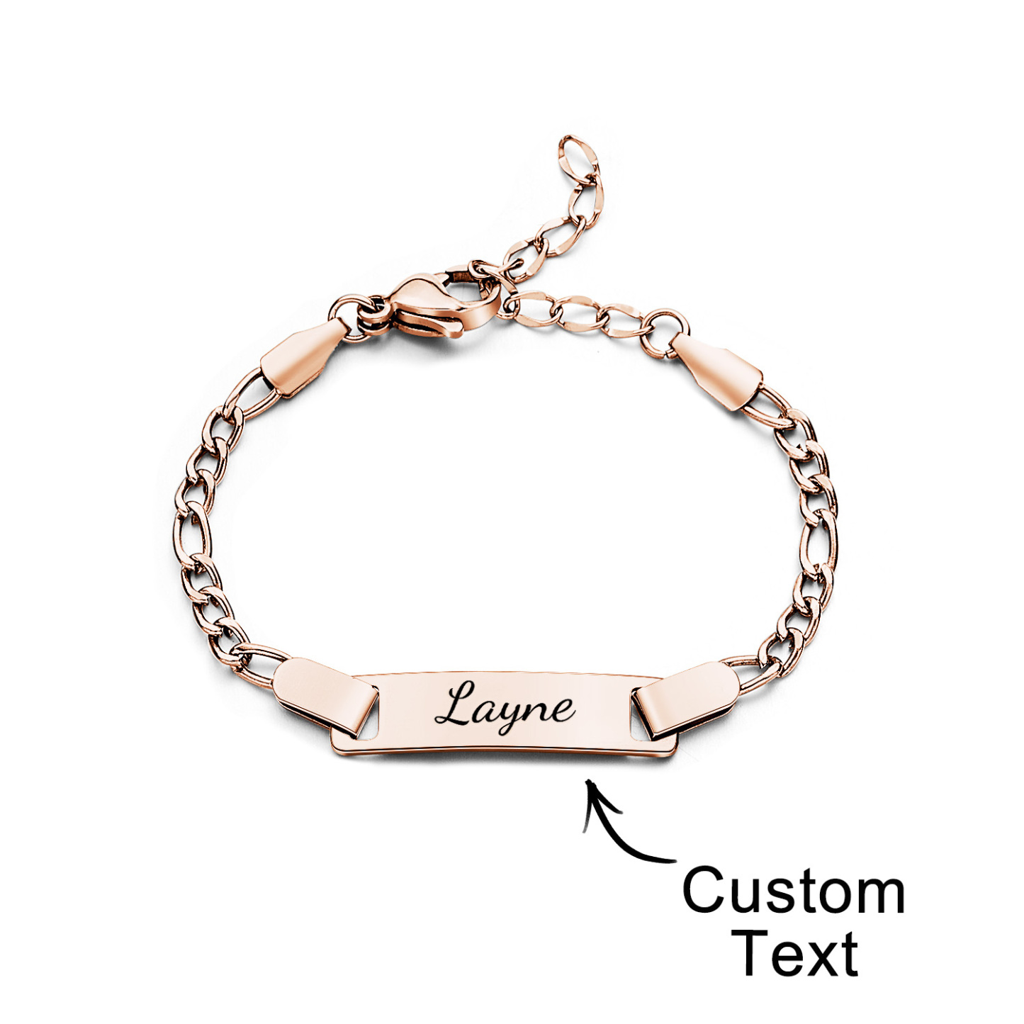 Baby Name Bracelet Stainless Steel Baby Toddler Child ID Bracelet Girl Boy Birthday Gift