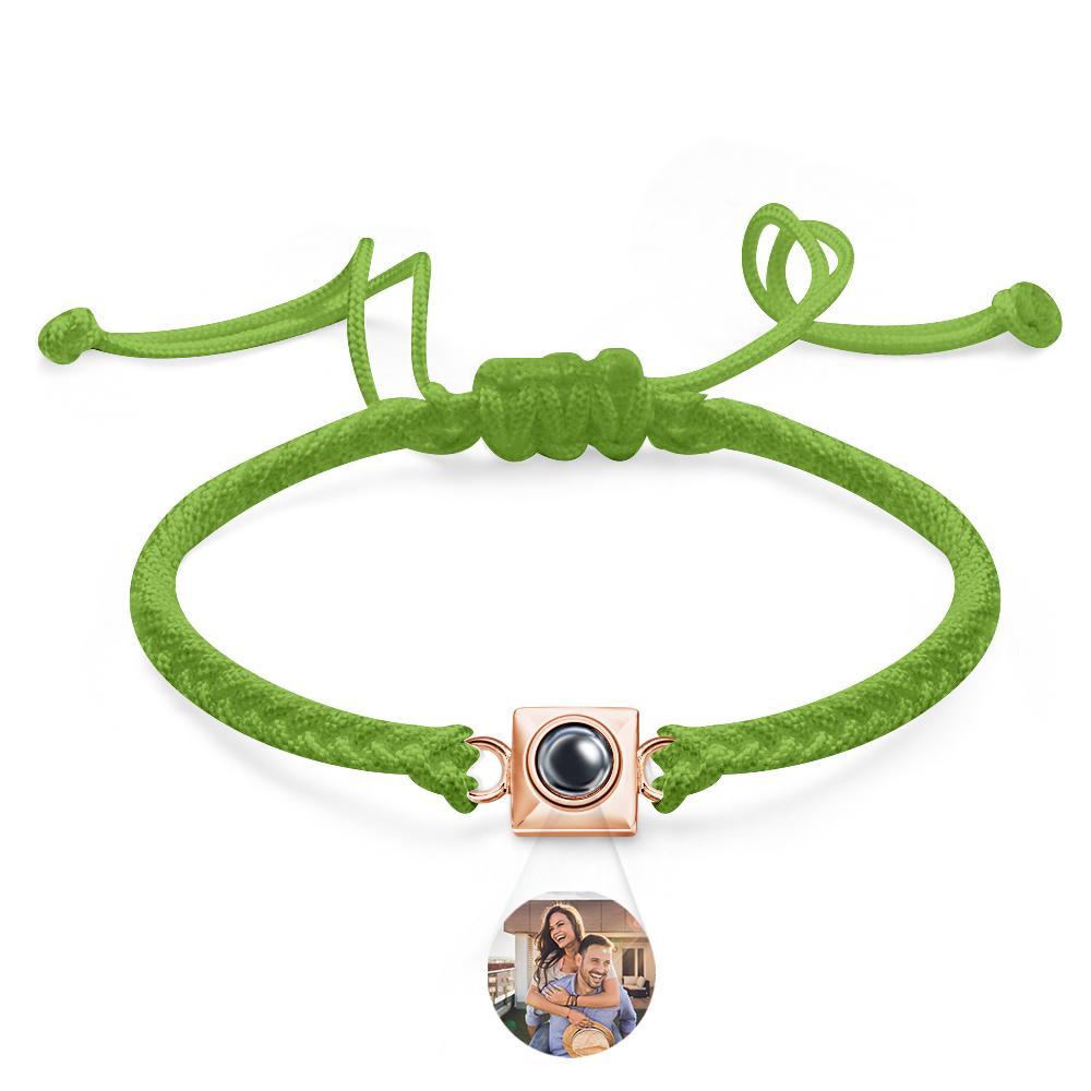 Custom Projection Bracelet Square Weave Sports Gift for Men - soufeelus