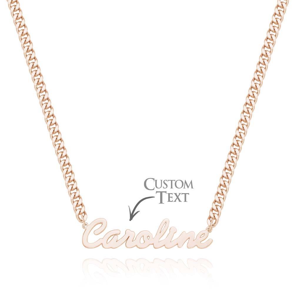 Custom Name Necklace Various Options Necklace Custom Initial Necklace Letter Name Necklace Gift for Her - soufeelus