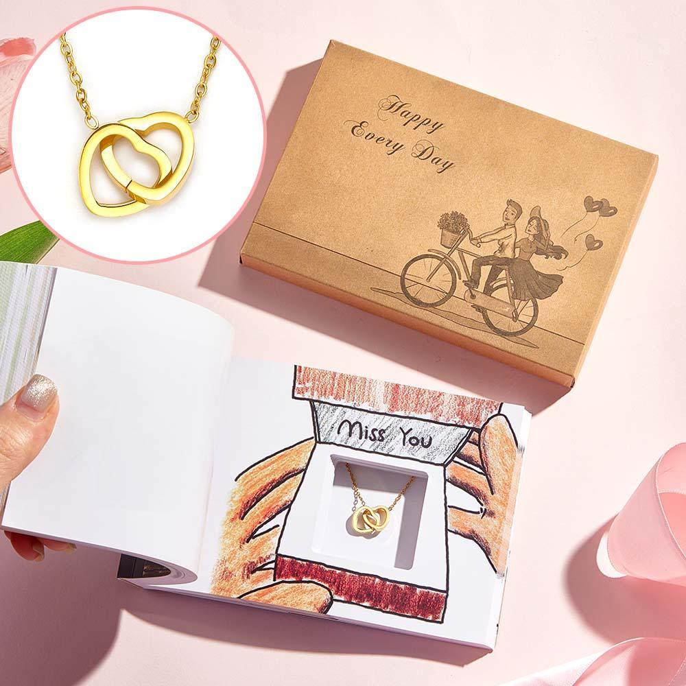 Creative DIY Flip Flap Book Can Hide the Marriage Ring Proposal Gift for Her