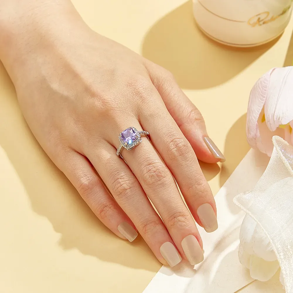 DIY Jewelry Gifts Box for Rings I Love You Compatible with Building Blocks Cartoon to Assemble (Not Included Ring)