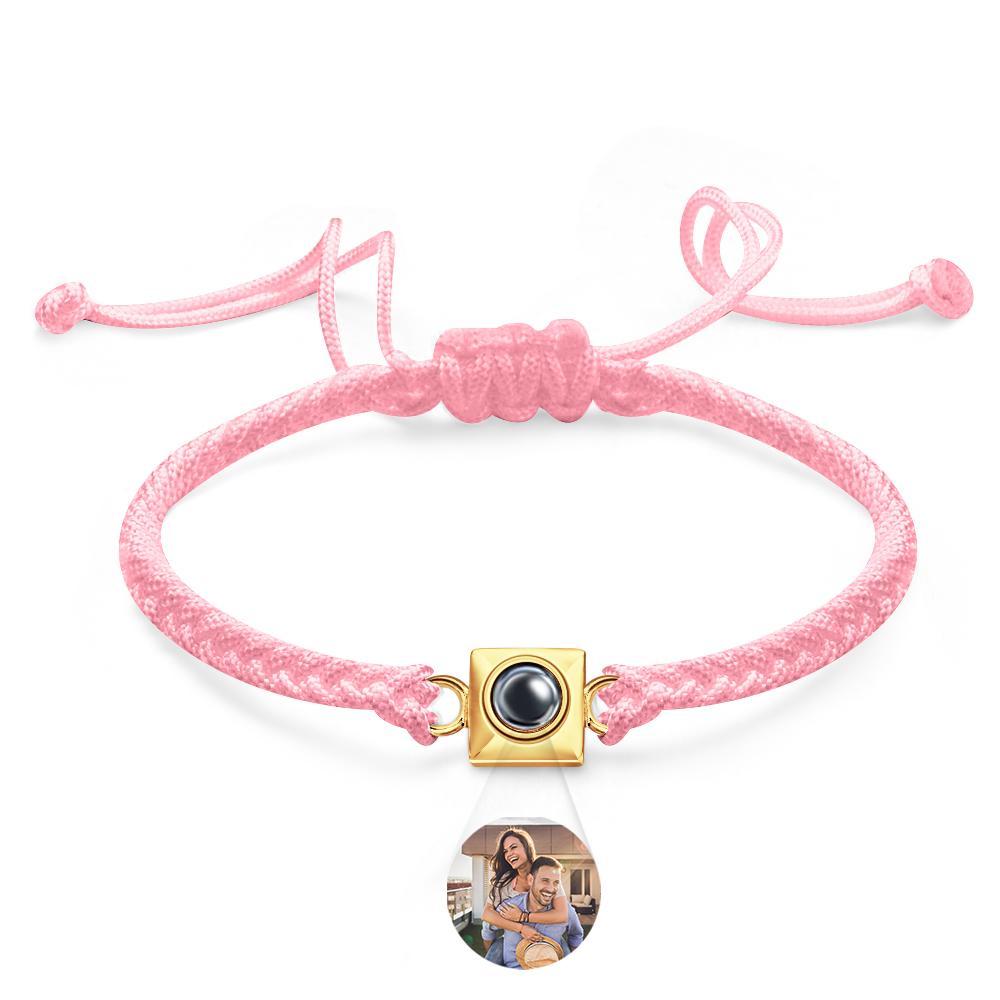 Custom Projection Bracelet Square Weave Sports Gift for Men - soufeelus