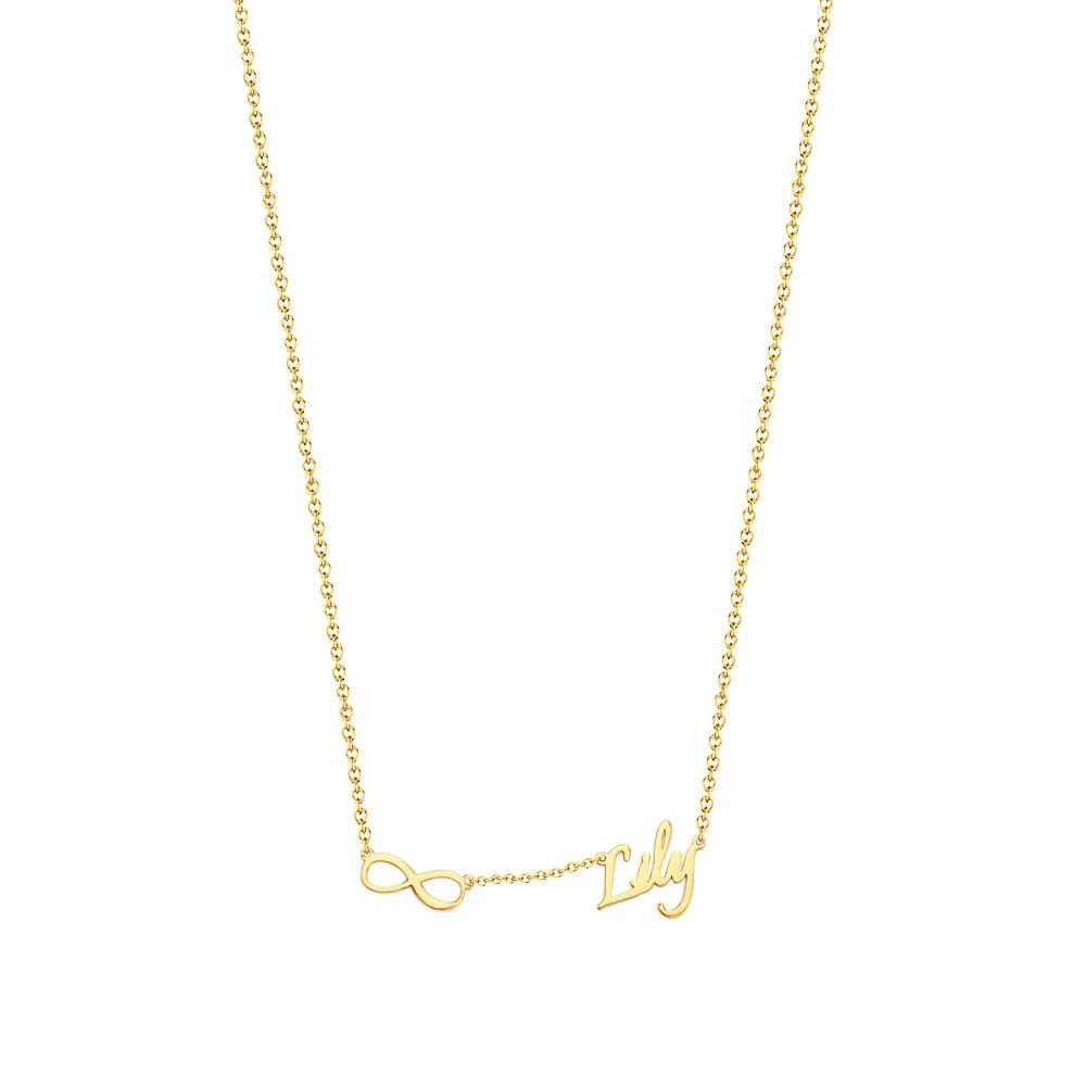 Custom Name and Pave Heart Charm Necklace Stylish Jewelry Gift For Women - soufeelus