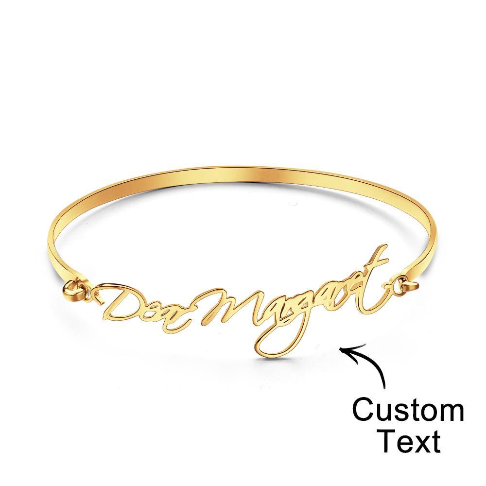 Custom Name Bracelet Adjustable Memorial Bracelet Gift For Women - soufeelus