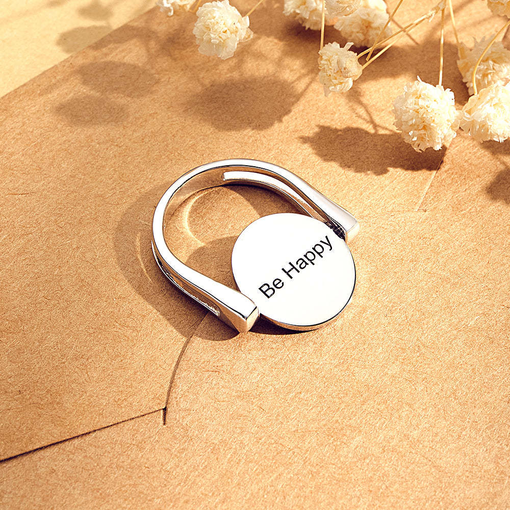 Custom Name Ring Anxiety Decompression Ring Jewelry Gift - soufeelus