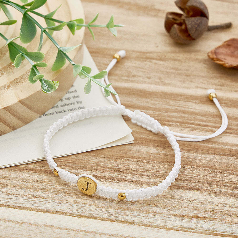 Personalized Couple Bracelets Matching Bracelets for Couples Engraving Braided Rope Wrist Couples Bracelets Gift for Lover - soufeelus