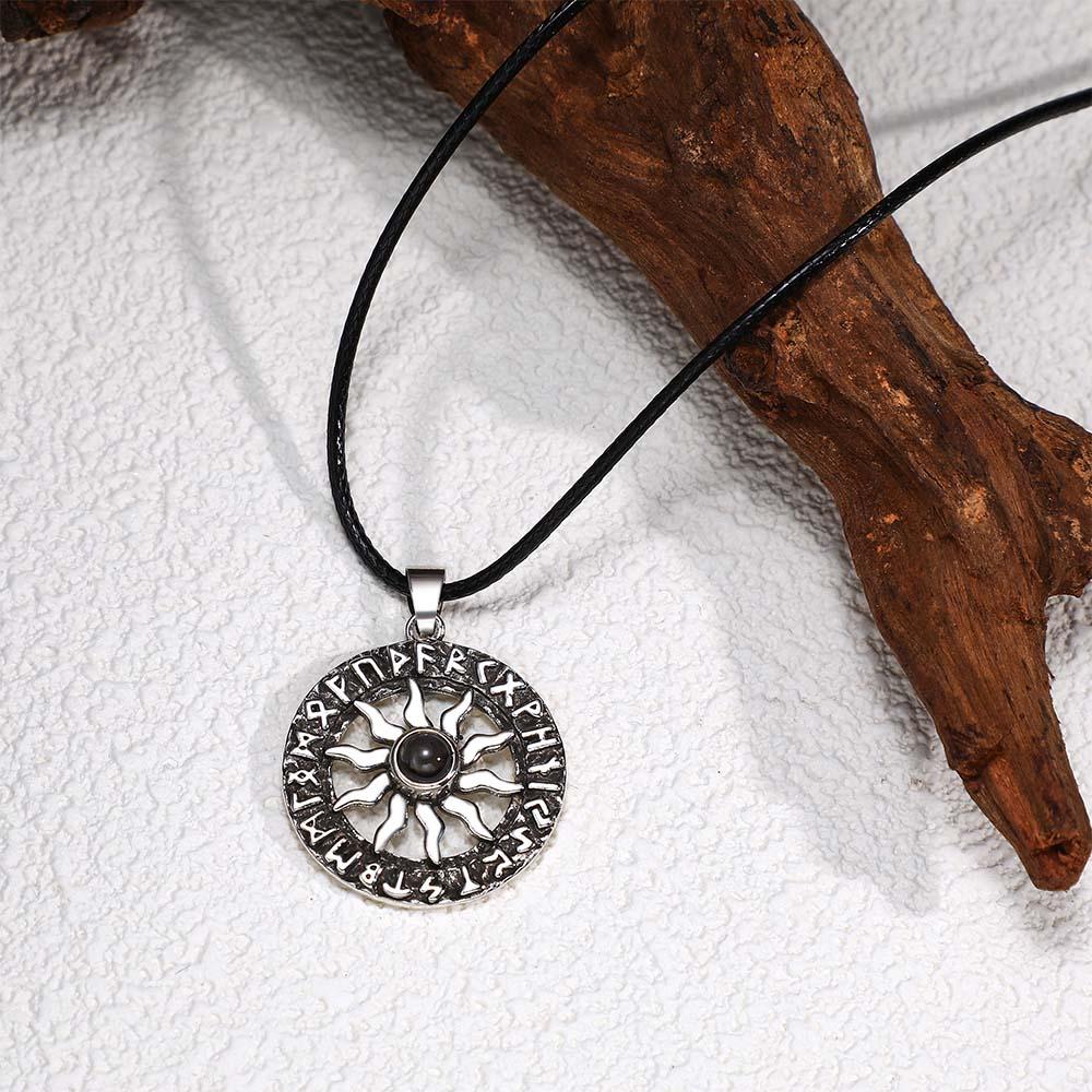 Custom Projection Necklace Vintage Hip Hop Gift for Men - soufeelus