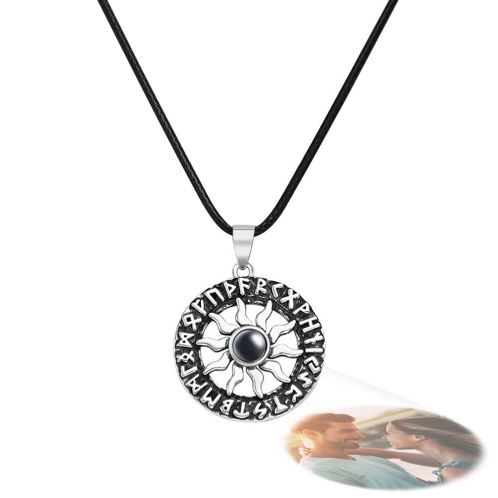 Custom Projection Necklace Vintage Hip Hop Gift for Men - soufeelus