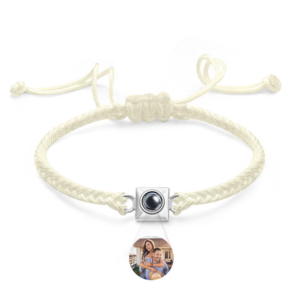 Custom Projection Bracelet Square Weave Sports Gift for Men - soufeelus