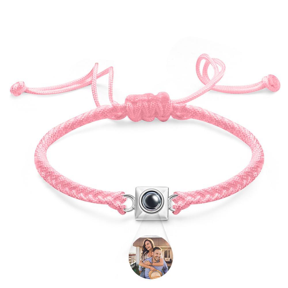 Custom Projection Bracelet Square Weave Sports Gift for Men - soufeelus