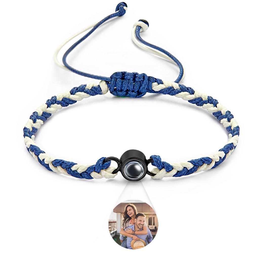 Custom Projection Bracelet Colorful Weave Fashion Gift - soufeelus